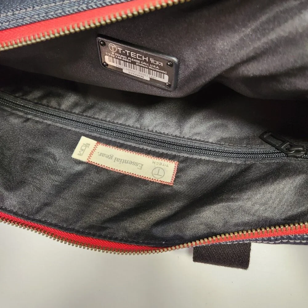 Tumi T Tech Denim Messenger Bag Essential Gear